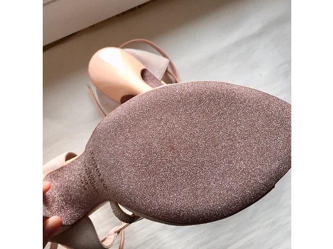 Repetto Edizione Limitata Suole Glitter Rosa Beige - vista 10