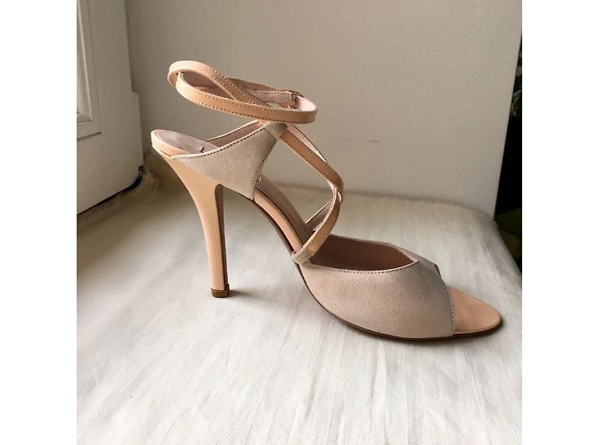 Repetto Edizione Limitata Suole Glitter Rosa Beige - vista 2