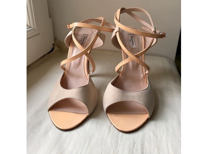 Repetto Edizione Limitata Suole Glitter Rosa Beige - vista 3