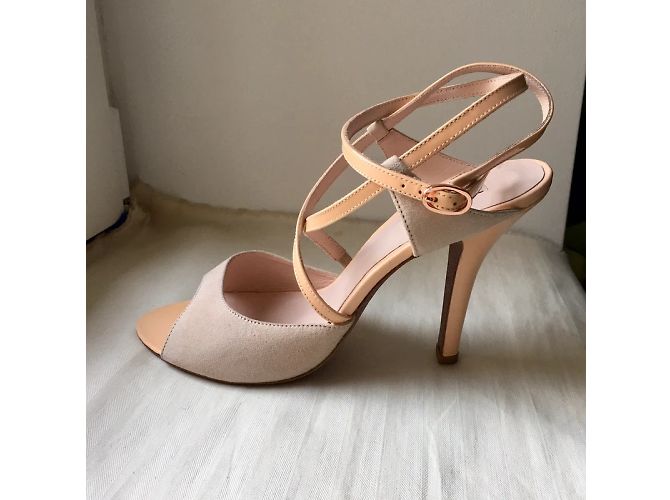 Repetto Edizione Limitata Suole Glitter Rosa Beige - vista 4