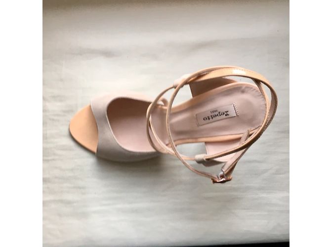 Repetto Edizione Limitata Suole Glitter Rosa Beige - vista 9