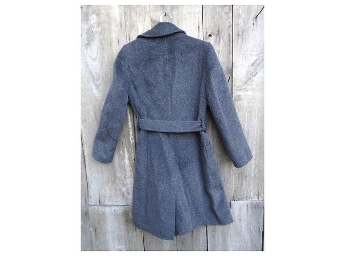 Abrigo CAROLL Gris de Lana y Alpaca Talla 38 - vista 6