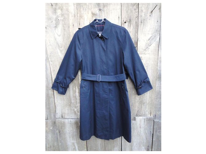 Trench Burberry Blu Navy - vista 4