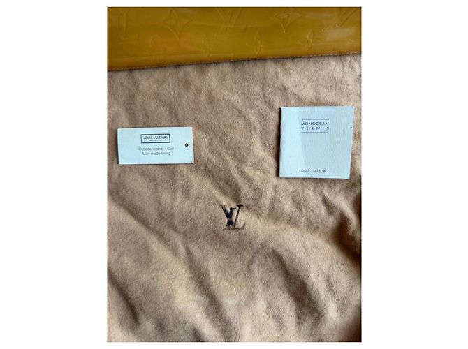 Louis Vuitton – Houston Monogram Vernis Giallo - vista 17