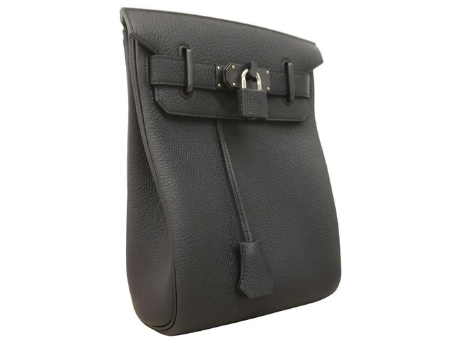 Hermès Borsa a tracolla Hermes Kelly Akkad PM Nero - vista 2