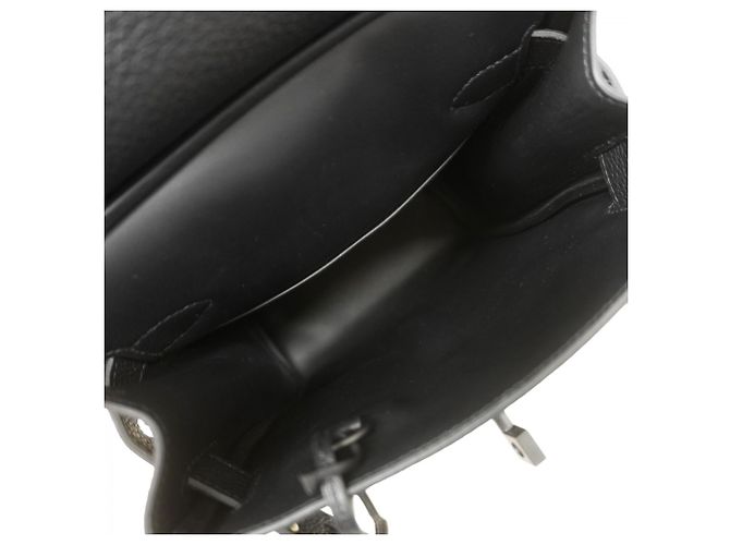 Hermès Borsa a tracolla Hermes Kelly Akkad PM Nero - vista 4