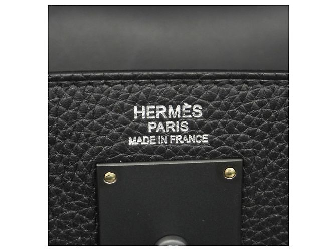 Hermès Borsa a tracolla Hermes Kelly Akkad PM Nero - vista 5