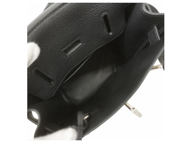 Hermès Borsa a tracolla Hermes Kelly Akkad PM Togo Nera Nero - vista 4