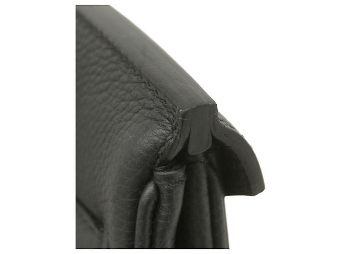 Hermès Borsa a tracolla Hermes Kelly Akkad PM Togo Nera Nero - vista 7