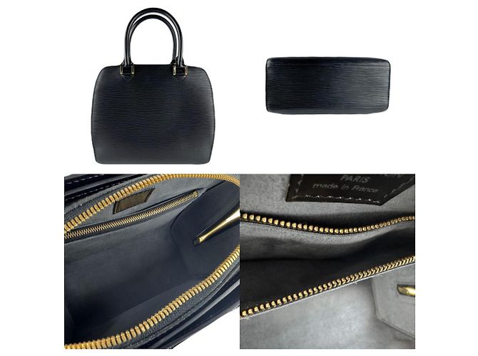 Borsa Louis Vuitton Epi Pont Neuf Nero - vista 3