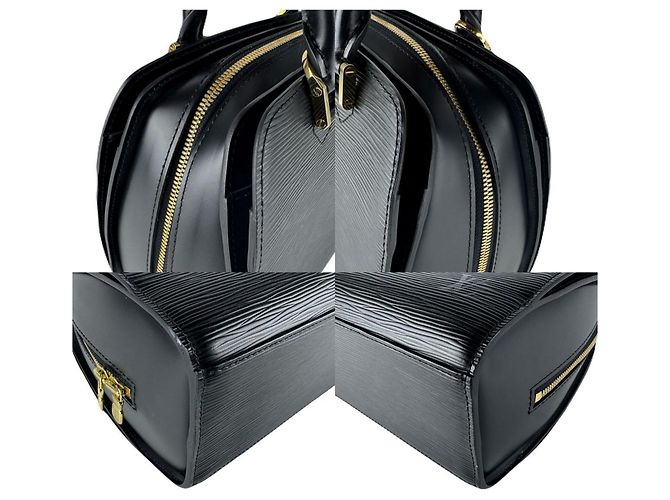 Borsa Louis Vuitton Epi Pont Neuf Nero - vista 4