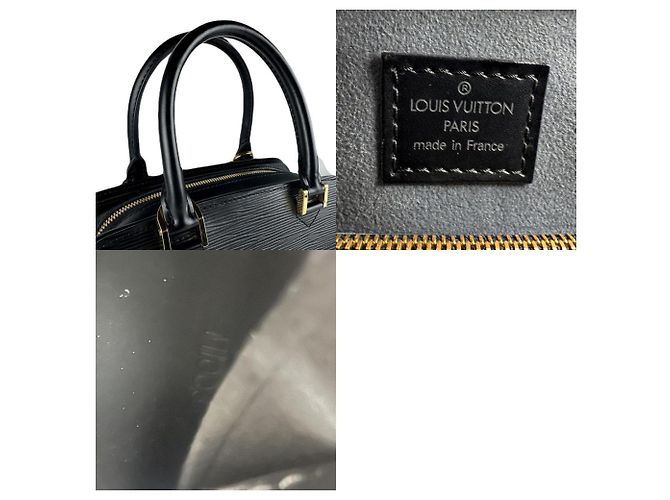 Borsa Louis Vuitton Epi Pont Neuf Nero - vista 5