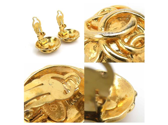 Orecchini in metallo dorato Coco Mark di CHANEL per donne D'oro - vista 4