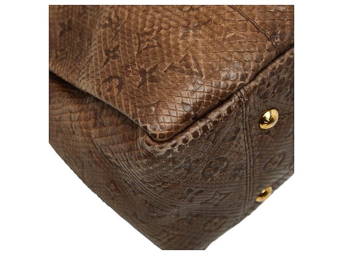 Borsa Tote/Spalla Louis Vuitton Monogram Artsy MM Marrone Grigio - vista 7