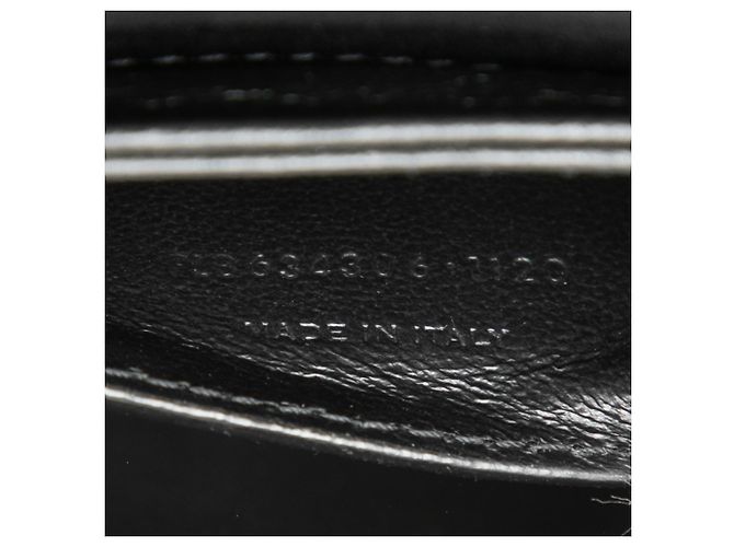 Borsa Solferino piccola in pelle nera di Saint Laurent in scatola Nero - vista 6
