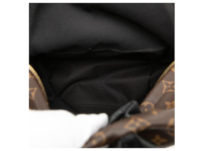 Louis Vuitton Marrone Monogramma Palm Springs PM - vista 4