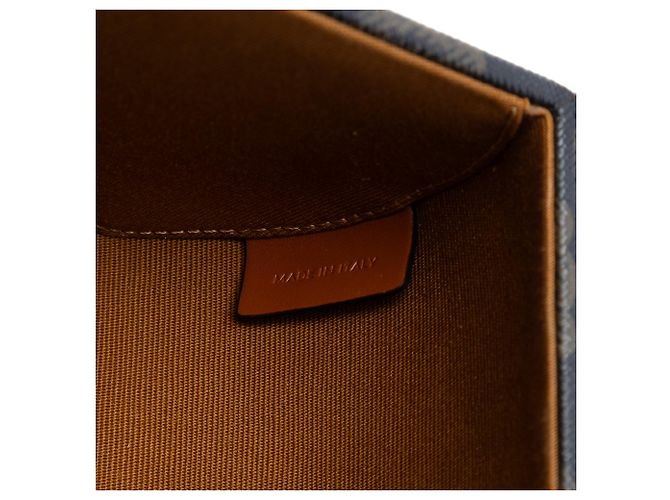 Céline Bolso redondo de lona recubierta Triomphe marrón de Celine Castaño Marrón oscuro - vista 5