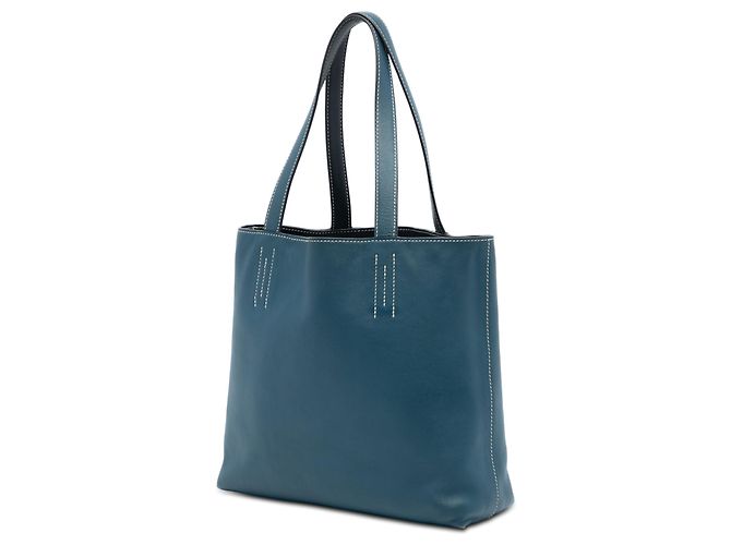 Hermès Blu Clémence Double Sens 28 Blu navy - vista 2