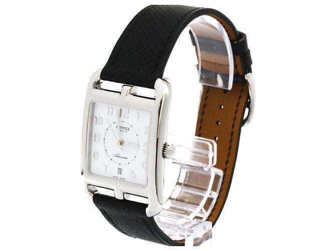 Hermès Orologio automatico da uomo Hermes Cape Cod in acciaio e pelle CC1.710 - vista 2
