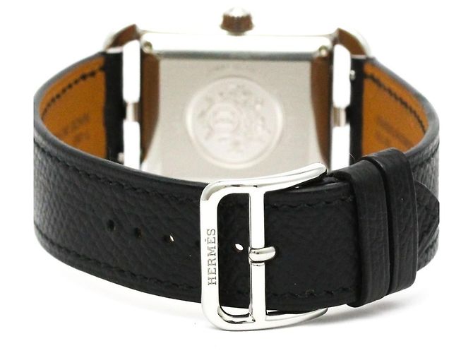 Hermès Orologio automatico da uomo Hermes Cape Cod in acciaio e pelle CC1.710 - vista 5