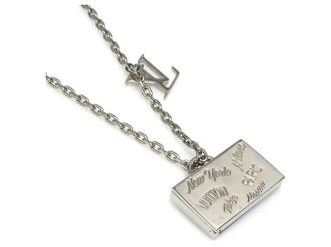 Collana Medaglione Argento Louis Vuitton - vista 2