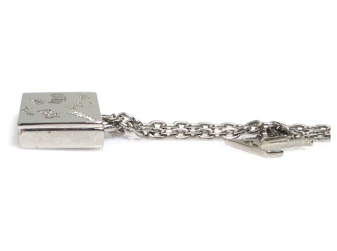 Collana Medaglione Argento Louis Vuitton - vista 3