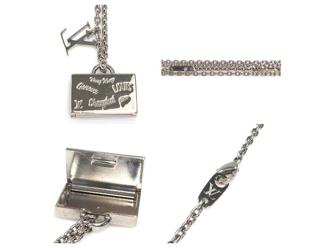 Collana Medaglione Argento Louis Vuitton - vista 4