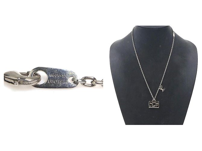 Collana Medaglione Argento Louis Vuitton - vista 5