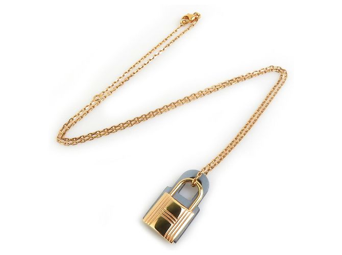 Collar Hermès O'Kelly PM Castaño Dorado - vista 2