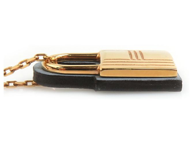 Collar Hermès O'Kelly PM Castaño Dorado - vista 3