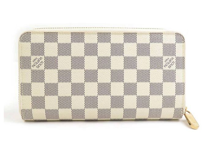 Organizer Zippy Louis Vuitton in Damier Azur Crudo - vista 2