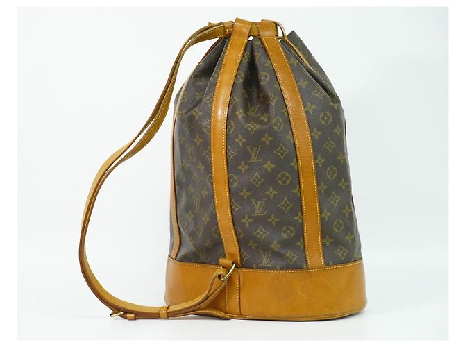 Zaino Randonnee in Canvas Monogram GM Louis Vuitton Marrone - vista 2