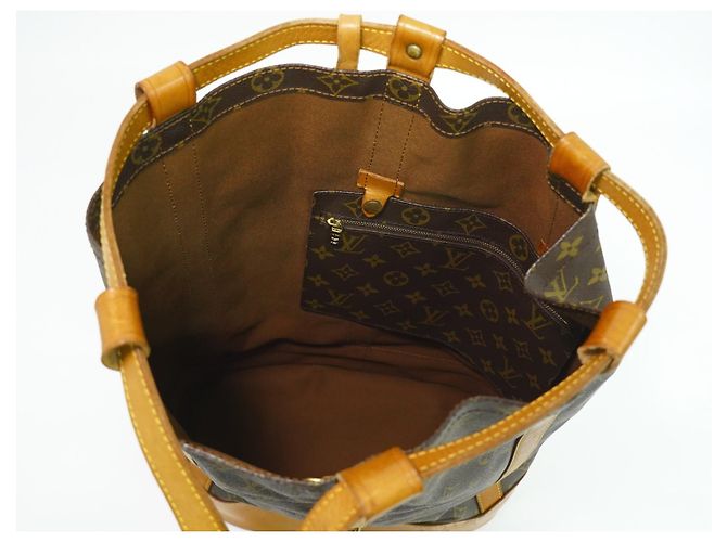 Zaino Randonnee in Canvas Monogram GM Louis Vuitton Marrone - vista 3