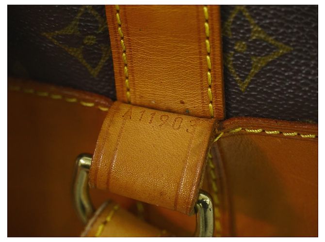 Zaino Randonnee in Canvas Monogram GM Louis Vuitton Marrone - vista 5