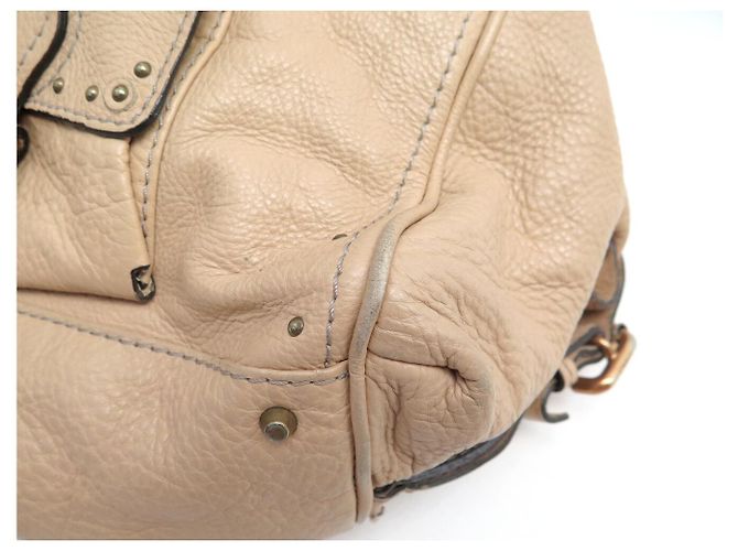 Chloé BORSA A SPALLA CHLOE PADDINGTON 2006 IN PELLE BEIGE - vista 17