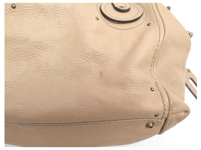 Chloé BORSA A SPALLA CHLOE PADDINGTON 2006 IN PELLE BEIGE - vista 18