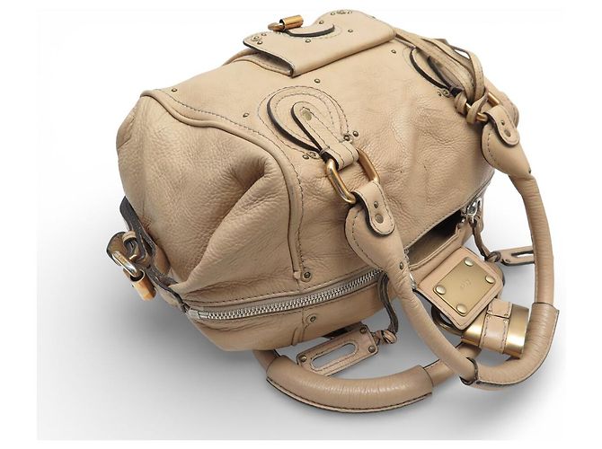 Chloé BORSA A SPALLA CHLOE PADDINGTON 2006 IN PELLE BEIGE - vista 5