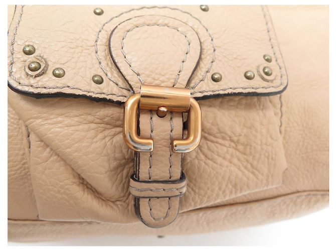 Chloé BORSA A SPALLA CHLOE PADDINGTON 2006 IN PELLE BEIGE - vista 9