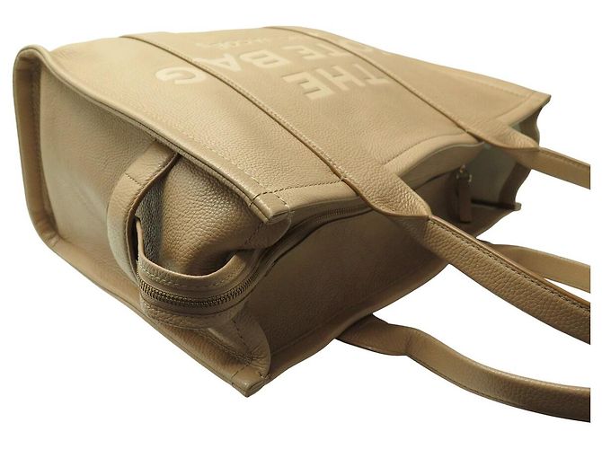 BORSA TOTE GRANDE MARC JACOBS H20L01FA21 BORSA IN PELLE BEIGE - vista 4