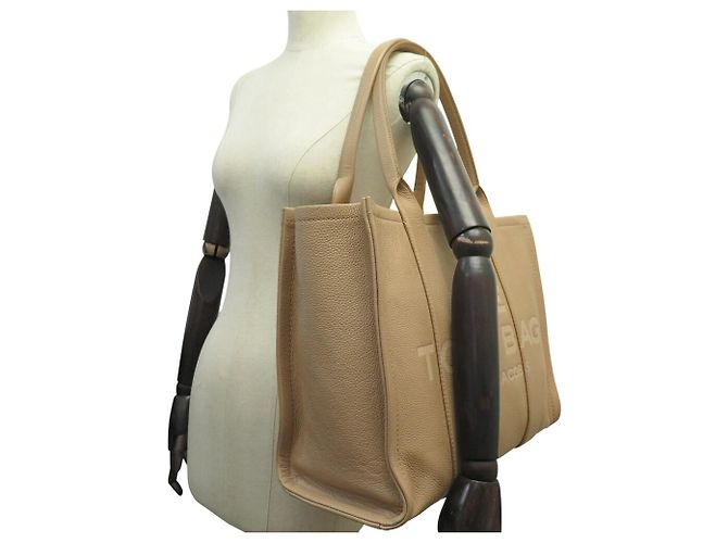 BORSA TOTE GRANDE MARC JACOBS H20L01FA21 BORSA IN PELLE BEIGE - vista 6
