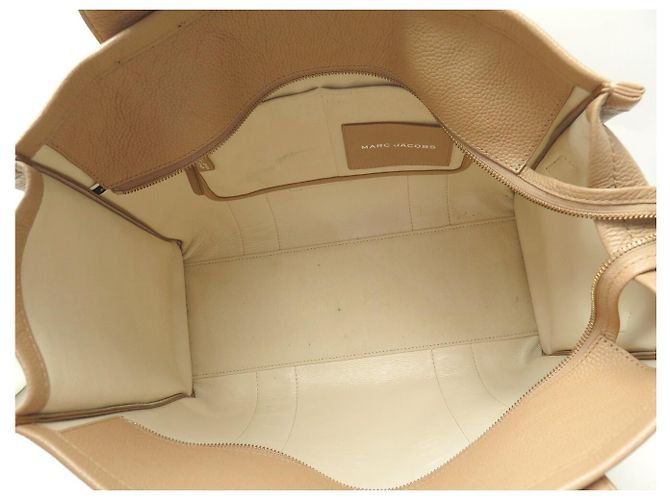 BORSA TOTE GRANDE MARC JACOBS H20L01FA21 BORSA IN PELLE BEIGE - vista 7