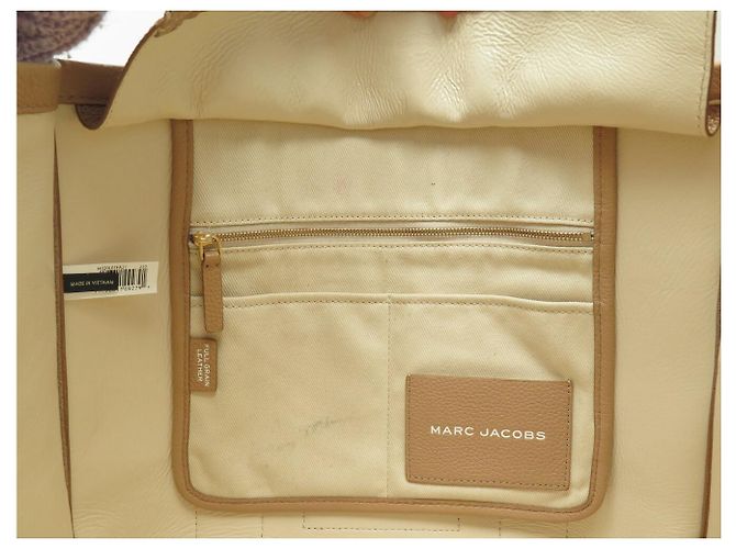 BORSA TOTE GRANDE MARC JACOBS H20L01FA21 BORSA IN PELLE BEIGE - vista 9