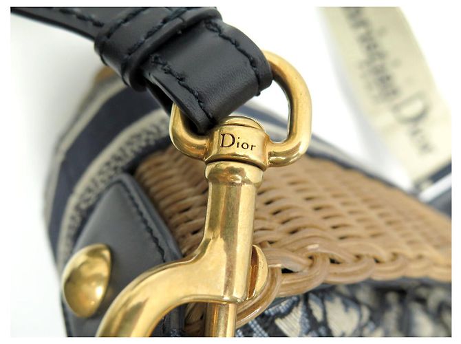 NUOVO BORSO DIOR WICKER MM M7601CMV0 OSIER CON TRACOLLA - vista 6