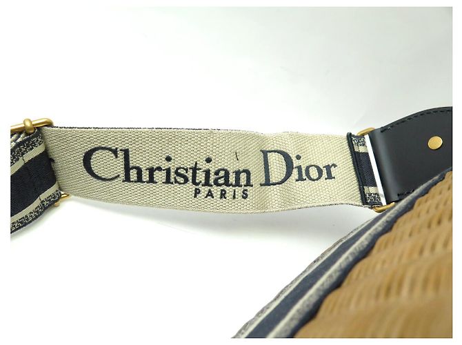 NUOVO BORSO DIOR WICKER MM M7601CMV0 OSIER CON TRACOLLA - vista 8