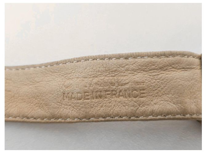 VINTAGE CHANEL GÜRTEL ZUM BINDEN MIT VERFLOCHTENEM METALLKETTE LEDER GRÖSSE 70 BIS 90 - Ansicht 6