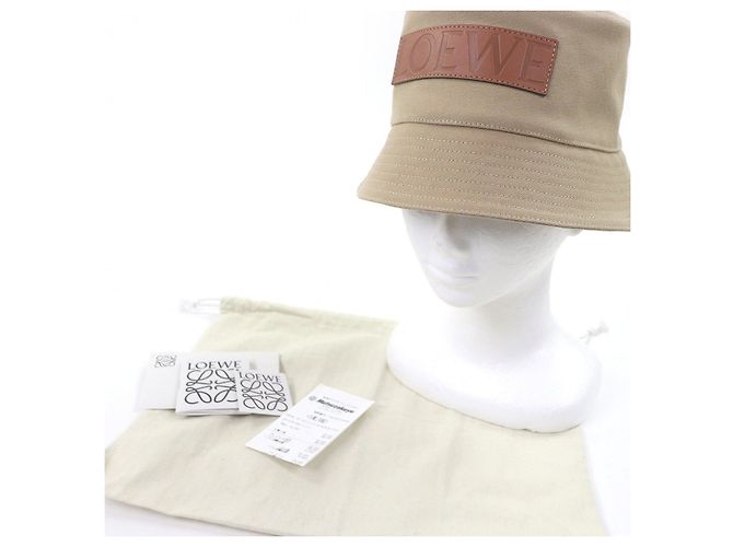 Cappello in cotone con patch in pelle logo Loewe - vista 5
