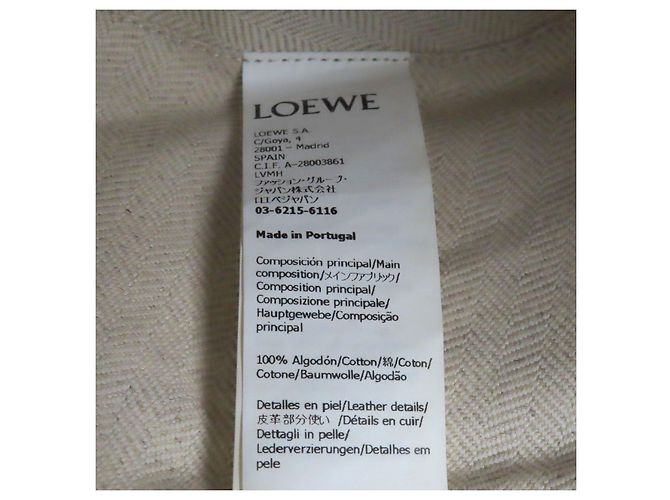 Cappello in cotone con patch in pelle logo Loewe - vista 8