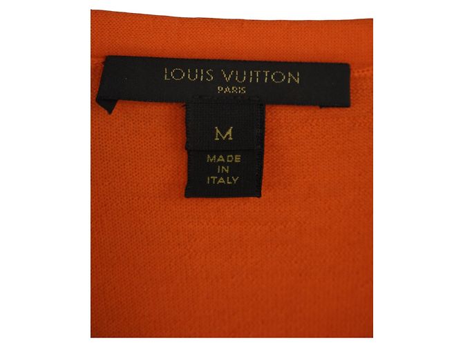 Cárdigan naranja Louis Vuitton - vista 4