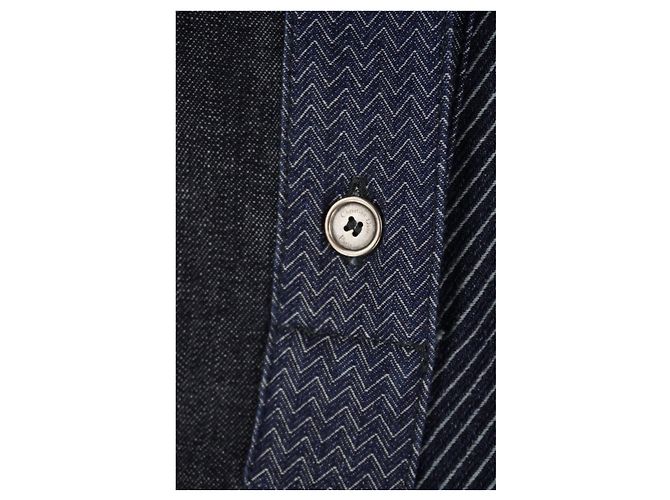Christian Dior Denim Maxi Kleid Blau Marineblau - Ansicht 9