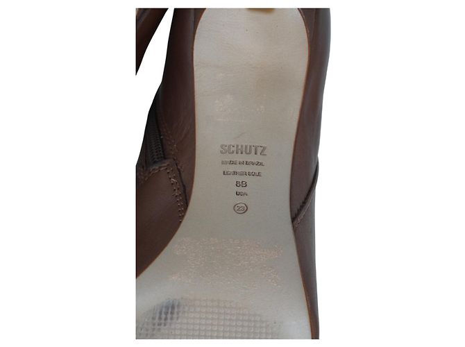 Stivaletti in pelle marrone SCHUTZ - vista 7
